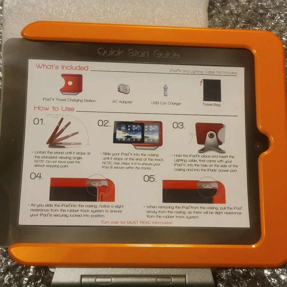 iPad 4 Travel Charging Station